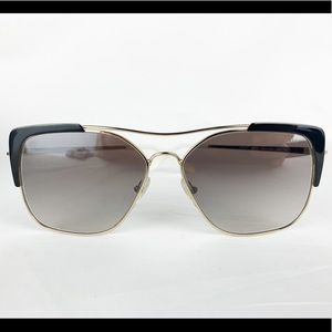 NEW Prada model PR54 V sunglass in black/gold
